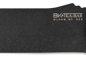 Ka-Bar BK9 Becker Combat Bowie 9.25" Fixed Clip Point Plain Black 1095 Cro-Van Blade, Black Ultramid Handle, Includes Sheath