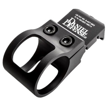 Daniel Defense 0302016514 Offset Flashlight Mount with 1" Diameter Aluminum Black Hard Coat Anodized