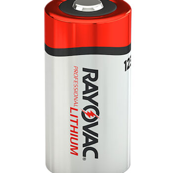 Rayovac RL123A2 123A Lithium  Silver/Red 3 Volts 1,500 mAh (2) Single Pack
