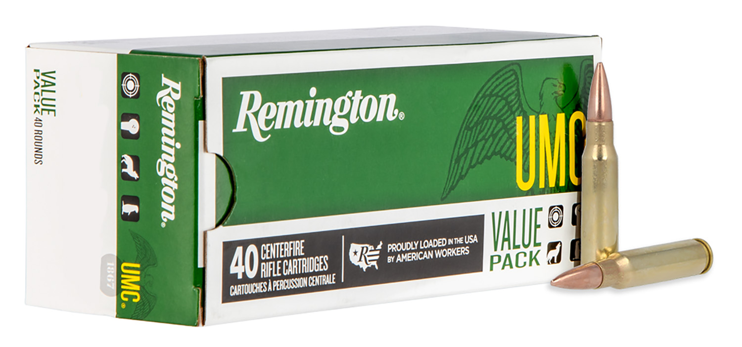 Remington Ammunition 23971 UMC Value Pack 308Win 150gr Full Metal Jacket 40 Per Box/10 Case 3 Remington Ammunition 23971 UMC Value Pack 308Win 150gr Full Metal Jacket 40 Per Box/10 Case