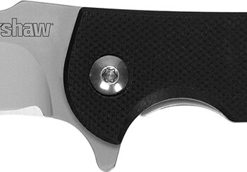 Kershaw 3410 Chill  3.10" Folding Drop Point Plain Bead Blasted 8Cr13MoV SS Blade Black G10 Handle Includes Pocket Clip