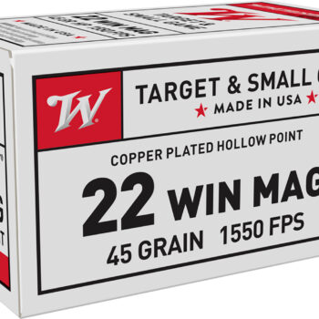 Winchester Ammo USA22M USA Dynapoint 22WMR 45gr Copper Plated Hollow Point 50 Per Box/40 Case