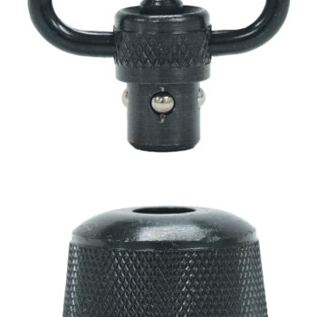 GrovTec US Inc GTSW296 Mag Cap  Shotgun 1" Push Button Black Oxide Remington 870 Express 12 Gauge Steel