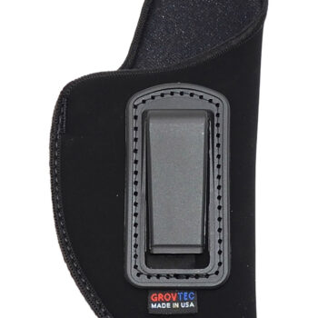 GrovTec US Inc GTHL14101R Inside The Pants  IWB Size 01 Black Suede Belt Clip Fits Med Semi-Auto 3-4" Barrel Right Hand