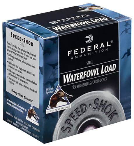 Federal WF2084 Speed-Shok 20Gauge 2.75" 3/4oz 4Shot 25 Per Box/10 Case 3 Federal WF2084 Speed-Shok 20Gauge 2.75" 3/4oz 4Shot 25 Per Box/10 Case