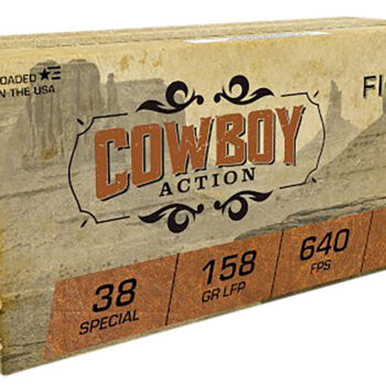 Fiocchi 38CA Cowboy Action  38Special 158gr Lead Flat Point 50 Per Box/10 Case