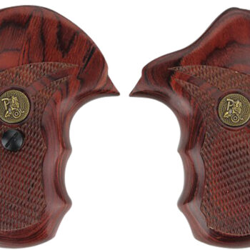 Pachmayr 63000 Renegade Grip Checkered Rosewood Laminate with Finger Grooves for S&W J Frame