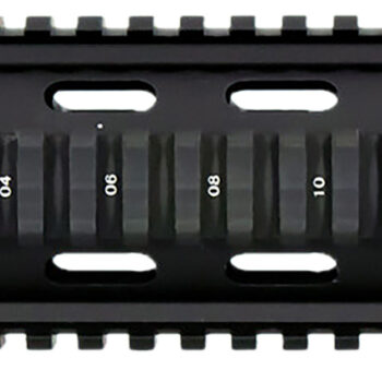 Aim Sports MT021 M4 Handguard 6" Carbine Style Made of Aluminum with Black Anodized Finish & Quad Rail