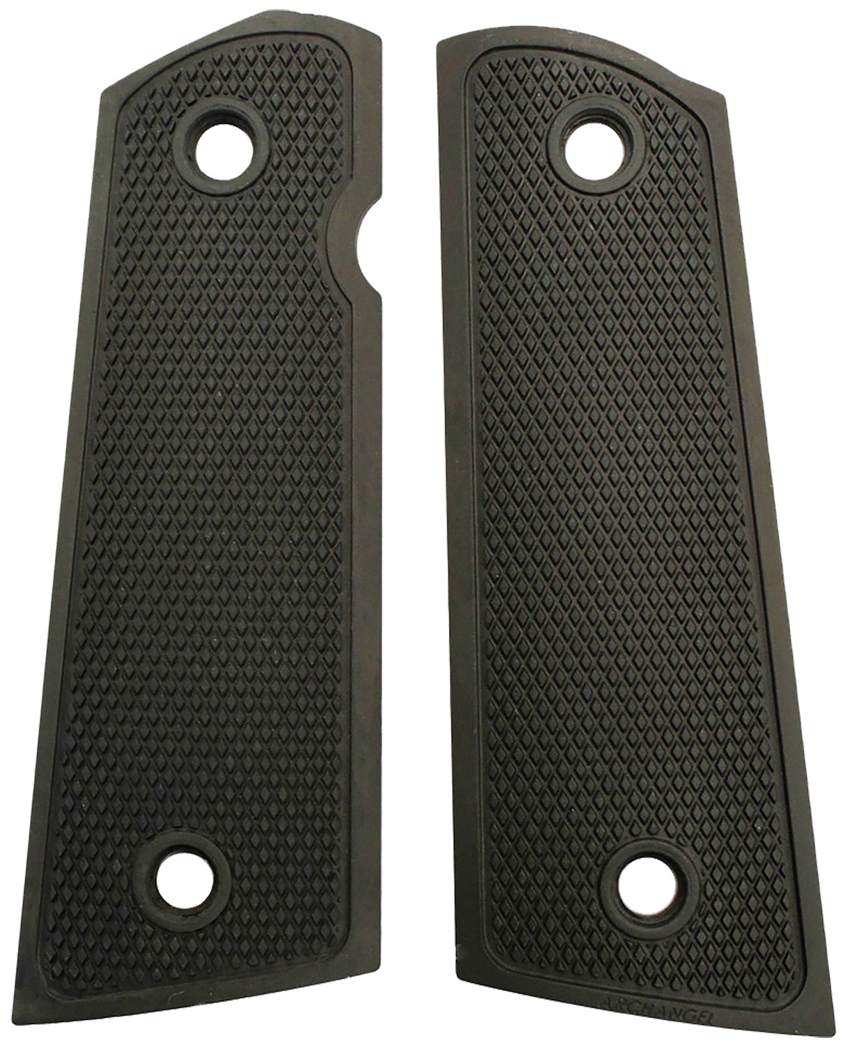 Archangel AA107 Grip Panels Made of Aluminum With Black Anodized Diamond Checkering Finish for 1911 Government 3 Archangel AA107 Grip Panels Made of Aluminum With Black Anodized Diamond Checkering Finish for 1911 Government