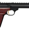 Browning 051527490 Buck Mark Field Target SR 22 LR 10+1 5.50" Black Threaded Bull Barrel, Matte Black Aluminum Frame, Picatinny Rail Receiver, Laminate Cocobolo Target Grip, Right Hand 2 8287