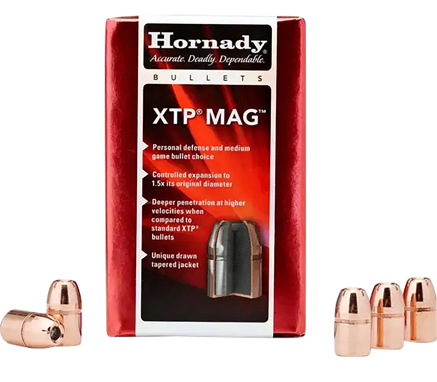 Hornady 45235 XTP Mag 45 Cal .452 300 gr Hollow Point 50 Per Box/ 15 Case 3 Hornady 45235 XTP Mag 45 Cal .452 300 gr Hollow Point 50 Per Box/ 15 Case