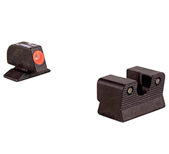 Trijicon 600619 HD Night Sights  Green/Tritium Orange Outline Front Sight-Green Tritium Black Outline Rear Sight Beretta 92A1/96A1