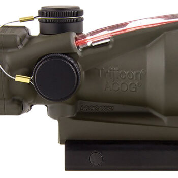 Trijicon 100309 ACOG  OD Green 4x32mm Illuminated Red Chevron .223/5.56 BDC Reticle