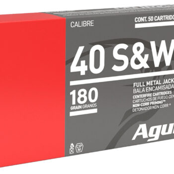 Aguila 1E402110   40S&W 180gr Full Metal Jacket 50 Per Box/20 Case