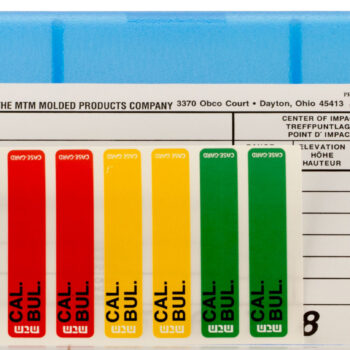 MTM Case-Gard RM5024 Case-Gard R-50 Multi-Caliber Clear Blue Polypropylene 50rd