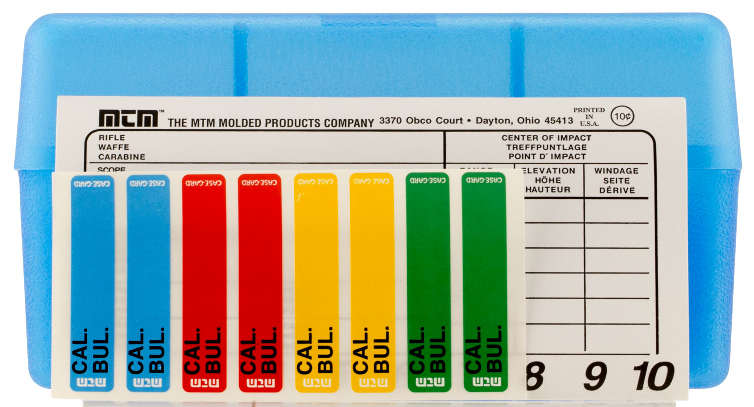 MTM Case-Gard RM5024 Case-Gard R-50 Multi-Caliber Clear Blue Polypropylene 50rd 3 MTM Case-Gard RM5024 Case-Gard R-50 Multi-Caliber Clear Blue Polypropylene 50rd
