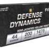 Fiocchi 44B500 Defense Dynamics 44RemMag 200gr Semi Jacketed Hollow Point 50 Per Box/10 Case 2 98274