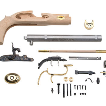 Traditions KPC51002 Trapper Pistol Kit 50 Cal Percussion 9.75" Blued Octagon Barrel Sidelock Action