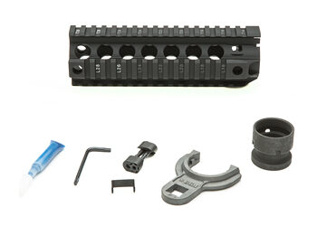 BCM GUNFTR QUAD RAIL 556 7" BLK