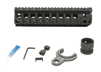 BCM GUNFTR QUAD RAIL 556 9" BLK