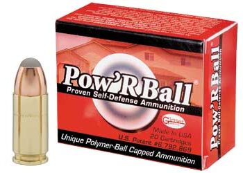 CORBON POW'RBALL 9MM+P 100GR 20/500