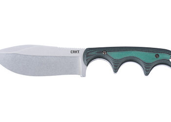 CRKT NESSMUK 2.9" GRN/SLV W/SHEATH