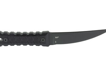 Alternative view of CRKT HZ4 4.76" PLN EDGE BLK W/SHEATH