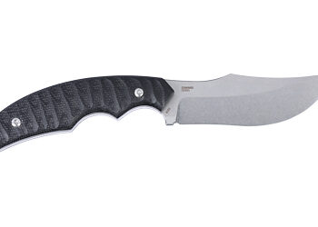 Alternative view of CRKT BURROWER 3.66" PLN BLK W/SHEATH