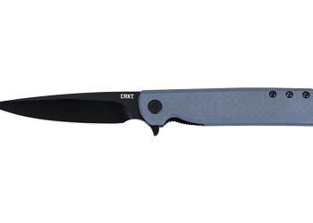 CRKT LCK+ PLAIN EDGE 3.38" GRY/BLK