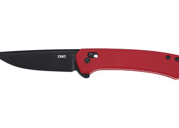 CRKT Q COMPACT 3.05" PLAIN EDGE RED