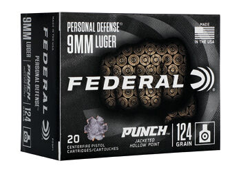 FED PUNCH 9MM 124GR PUNCH JHP 20/200