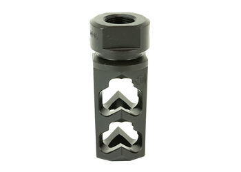 Alternative view of FORTIS MUZZLE BRAKE 9MM 1/2X28 BLK