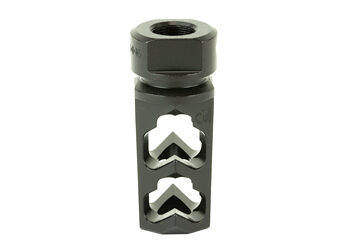 Alternative view of FORTIS MUZZLE BRAKE 9MM 1/2X36 BLK