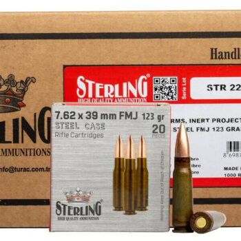 GO STERLING 7.62X39 123GR FMJ 1000/1