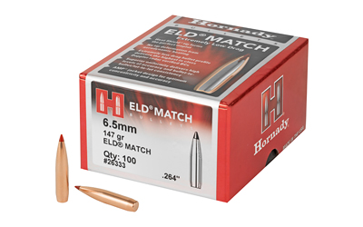 HRNDY ELD-M 6.5MM .264 147GR 100CT 3 HRNDY ELD-M 6.5MM .264 147GR 100CT