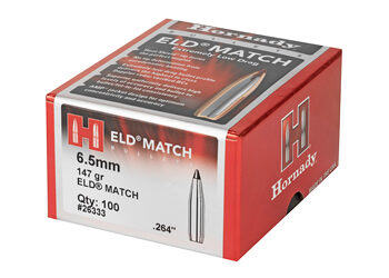 HRNDY ELD-M 6.5MM .264 147GR 100CT 8 HRB26333 3 4