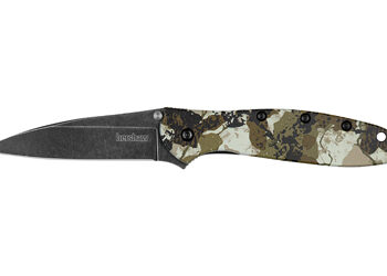 KERSHAW LEEK 3" KINGS CAMO BLKWASH