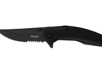 KERSHAW OUTRIGHT BLK SERR 3" BLK/PVD