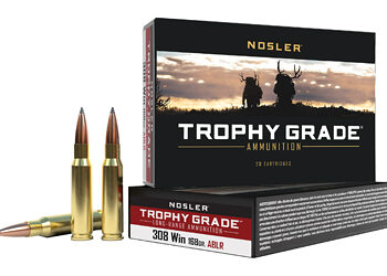 NOSLER TGA 308 WIN 168GR ABLR 20/200
