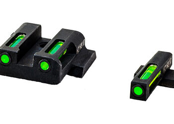 HIVIZ H3 NS S&W M&P SHIELD G/G WH