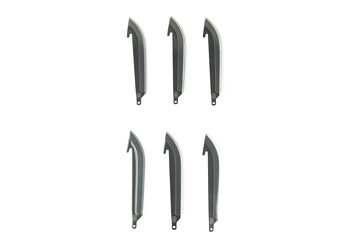 OD EDGE DROP POINT BLADES 5" 6PK BLK