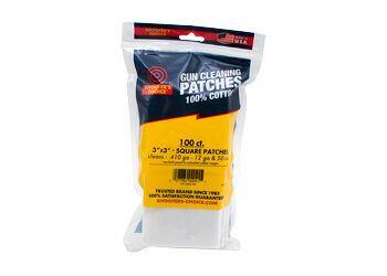 OTIS 3" SQ CLEANING PATCHES 100CT