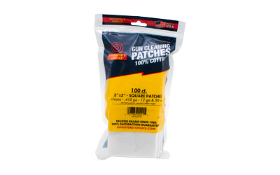 OTIS 3" SQ CLEANING PATCHES 100CT 3 OTIS 3" SQ CLEANING PATCHES 100CT