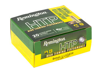 Alternative view of REM 9MM LUGER 115GR JHP 20/500