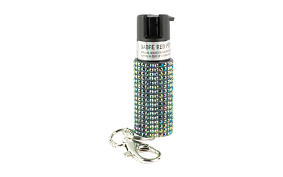 SABRE JEWELED SPRAY W/KEY RING BLK 3 SABRE JEWELED SPRAY W/KEY RING BLK