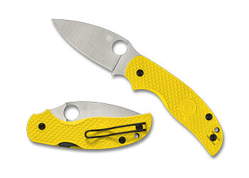 SPYDERCO SAGE 5 LW SALT 3" YELLOW