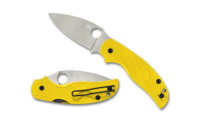 SPYDERCO SAGE 5 LW SALT 3" YELLOW 3 SPYDERCO SAGE 5 LW SALT 3" YELLOW