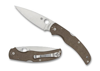 SPYDERCO NATIVE CHIEF 4.08" BRN CNVS