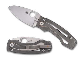 SPYDERCO PITS 2 SLIPIT TI 2.74" GRY