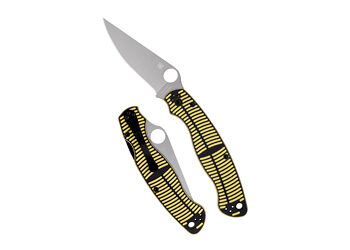 SPYDERCO MILITARY 2 SALT 4" YLW/BLK